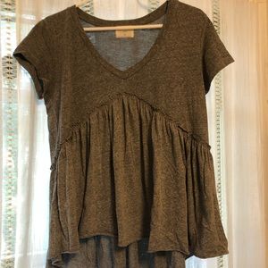 Anthropologie short sleeve shirt